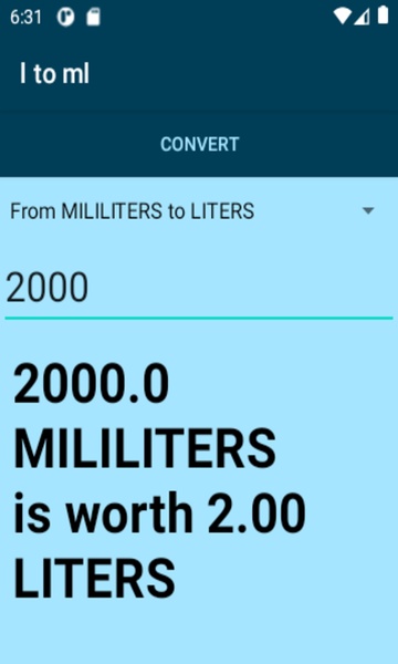 l to ml converter - Preview 1