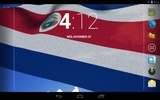 3D Costa Rica Flag LWP screenshot 8