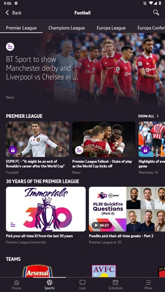 Bt sport 3 sale live stream mobile