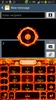 GO Keyboard Fire Skull Theme screenshot 5