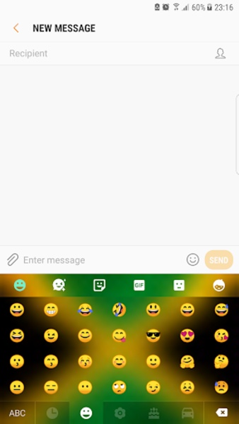 GO Keyboard Exotic Weed theme - Preview 3