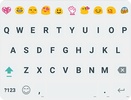Material White Emoji Keybaord screenshot 1
