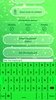 Neon Green Emoticon Keyboard screenshot 5