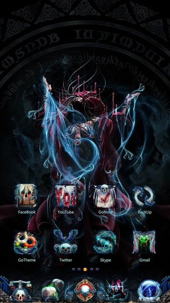 Dark Sacred GOLauncher EX Theme - Preview 4
