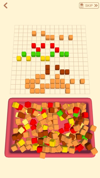 Cubes Art - Assemble object unique puzzle - Preview 1