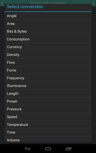 Simple Unit Converter - Preview 1