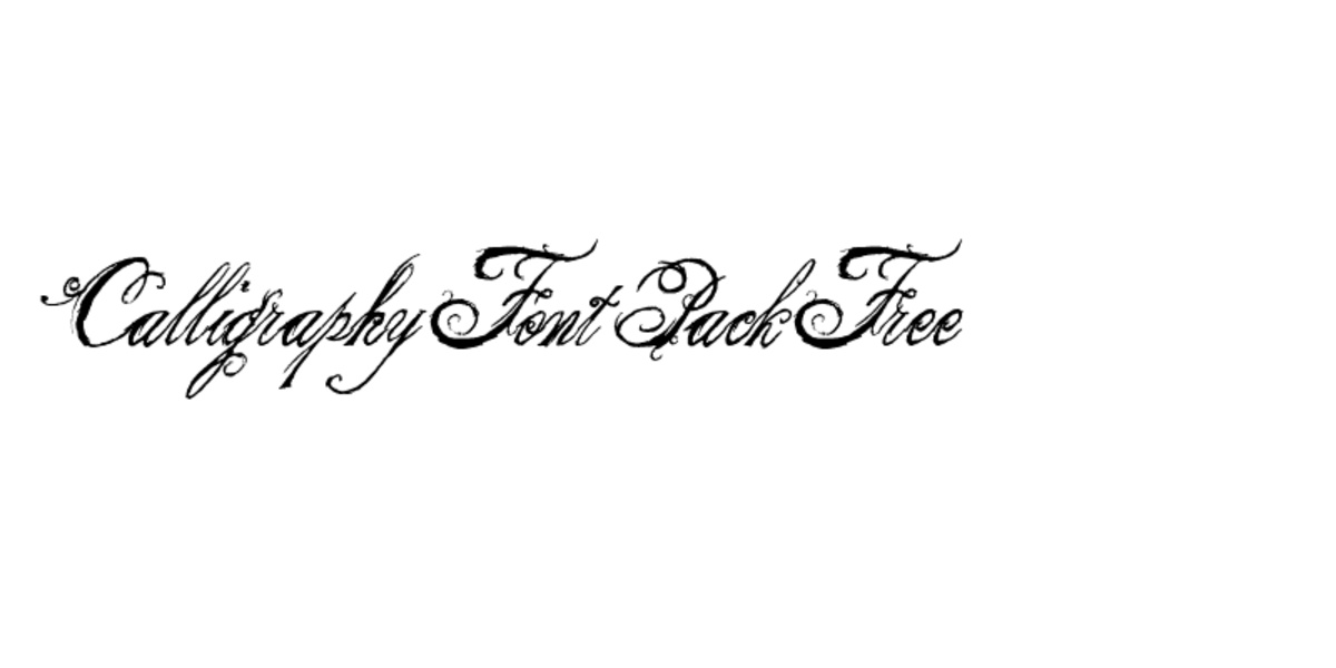 Rooted Calligraphy Font pack - Preview 1