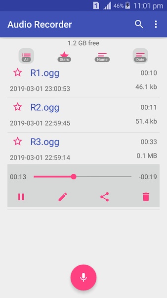 Mp3 Audio Music Recorder 2019 - Free Record - Preview 7