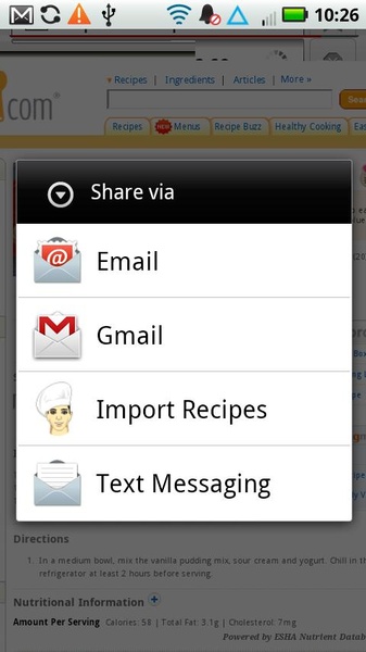 Digital Recipe Sidekick - Preview 4