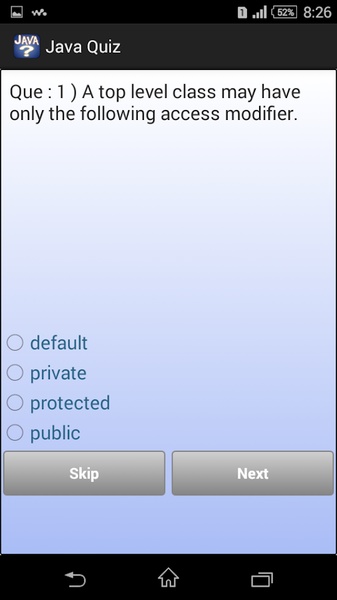 Java Quiz - Preview 3