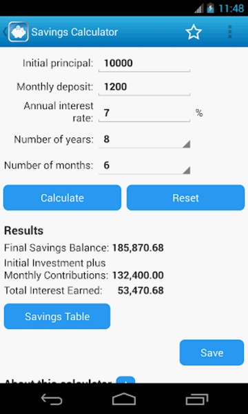 Financial Calculators Free - Preview 14