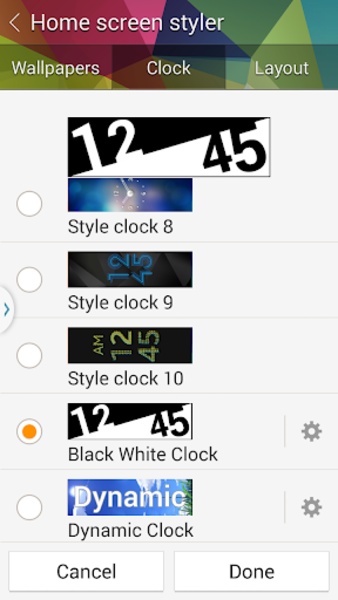 Black White Clock - Preview 2