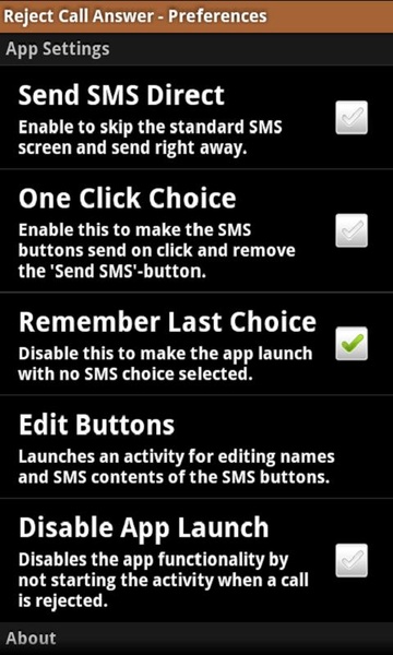 Reject Call Answer Free - Preview 1