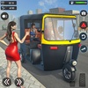 Tuk Tuk Auto Driving 3D Games screenshot 3