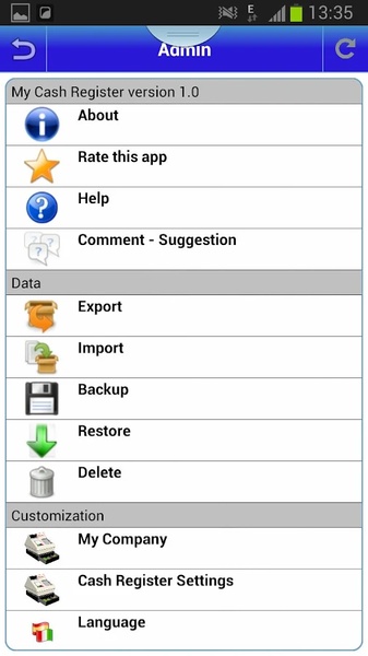 My Cash Register (free) - Preview 1