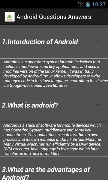 Android Questions Answers - Preview 3