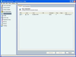 MySQL Administrator screenshot 5