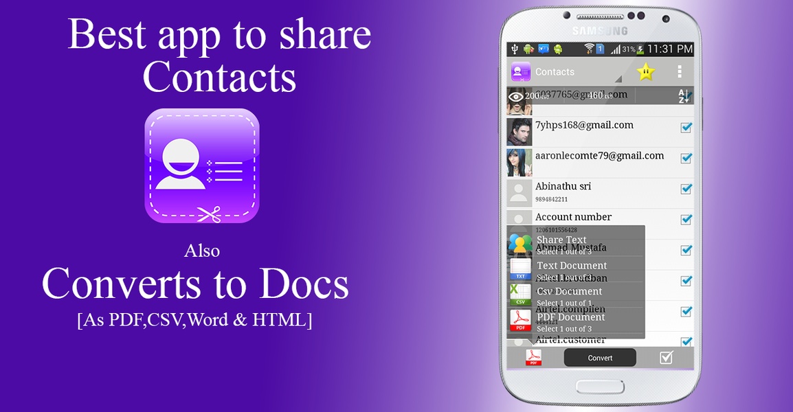 Contacts to Text - Preview 8