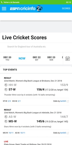 LIVE Cricket - Preview 2