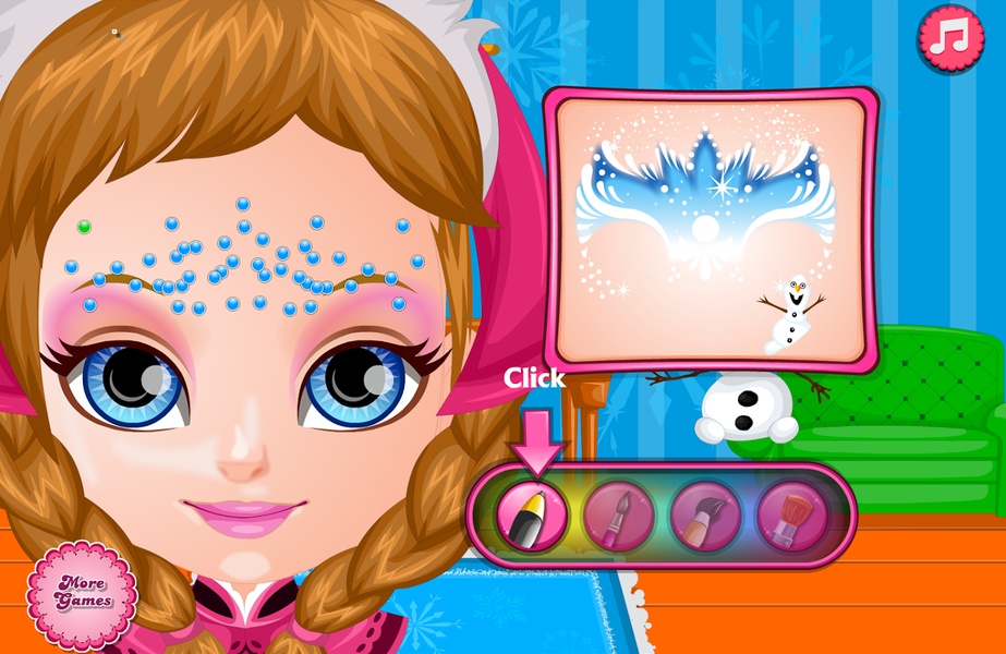 Baby Frozen Face Painting - Preview 3