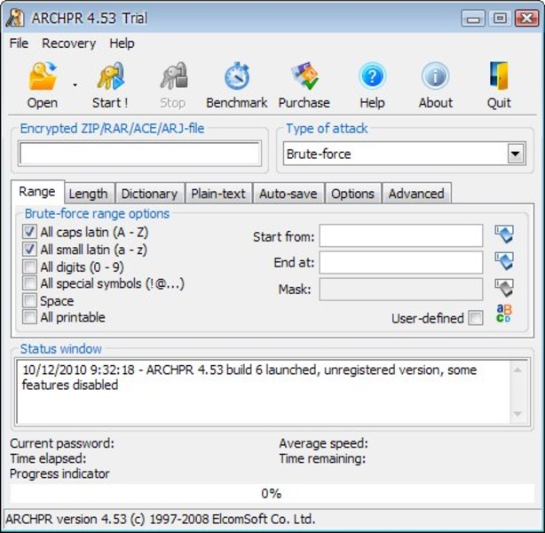 Advanced Archive Password Recovery Для Windows - Скачайте.