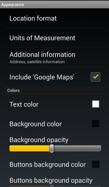 GPS Widget - Preview 1