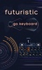 Futuristic GO Keyboard Theme screenshot 3