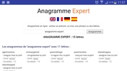 Anagramme Expert screenshot 1
