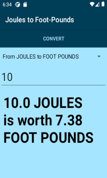 Joules to Foot-Pounds - Preview 4