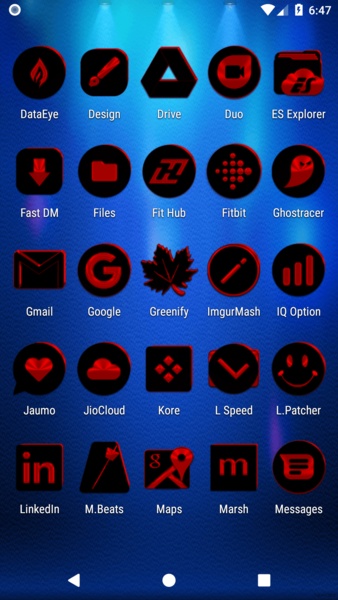 Black and Red Icon Pack Free - Preview 6