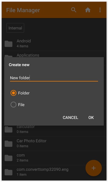 Simple File Manager - Preview 3