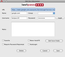 LastPass screenshot 3