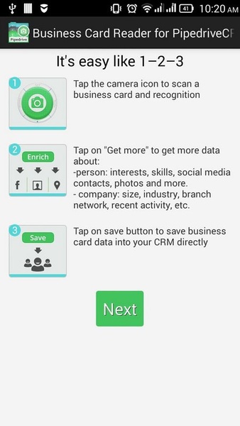 Business Card Reader for PipedriveCRM - Preview 8