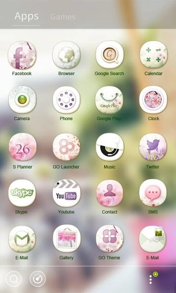 beautiful day GOLauncher EX Theme - Preview 3