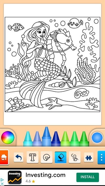 Coloring Mermaids - Preview 10