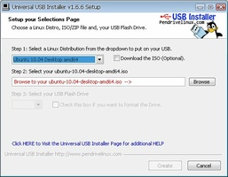 Universal USB Installer screenshot 1
