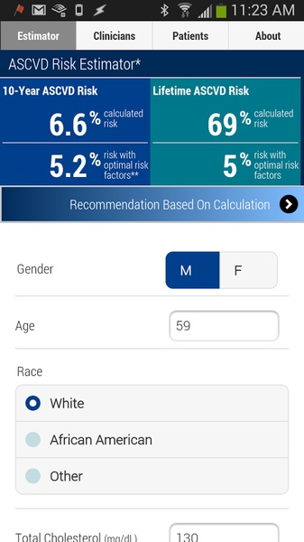 ASCVD Risk Estimator - Preview 23