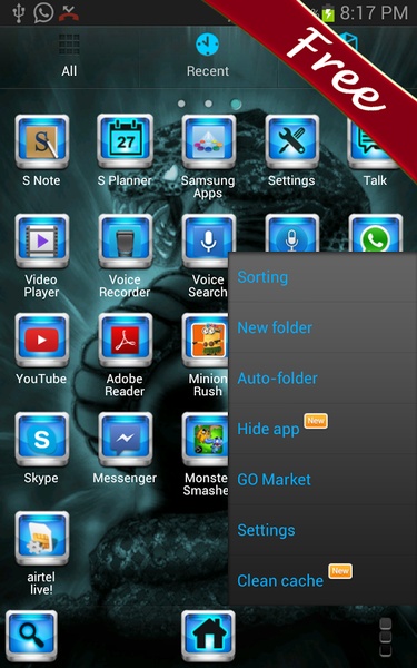 God Shiva Go Launcher Theme - Preview 1