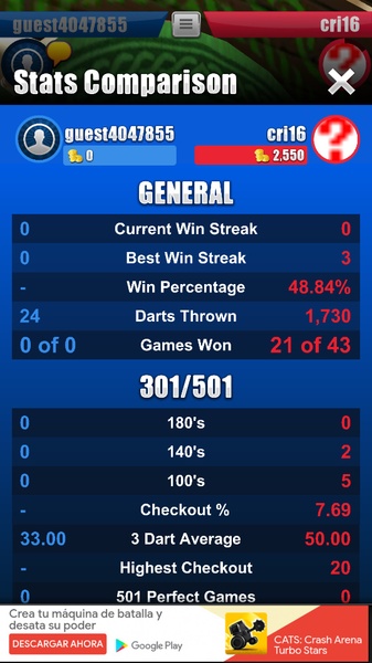 Darts Live! for Android - Download the APK from Uptodown