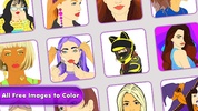 Girls Glitter Color By Number screenshot 6