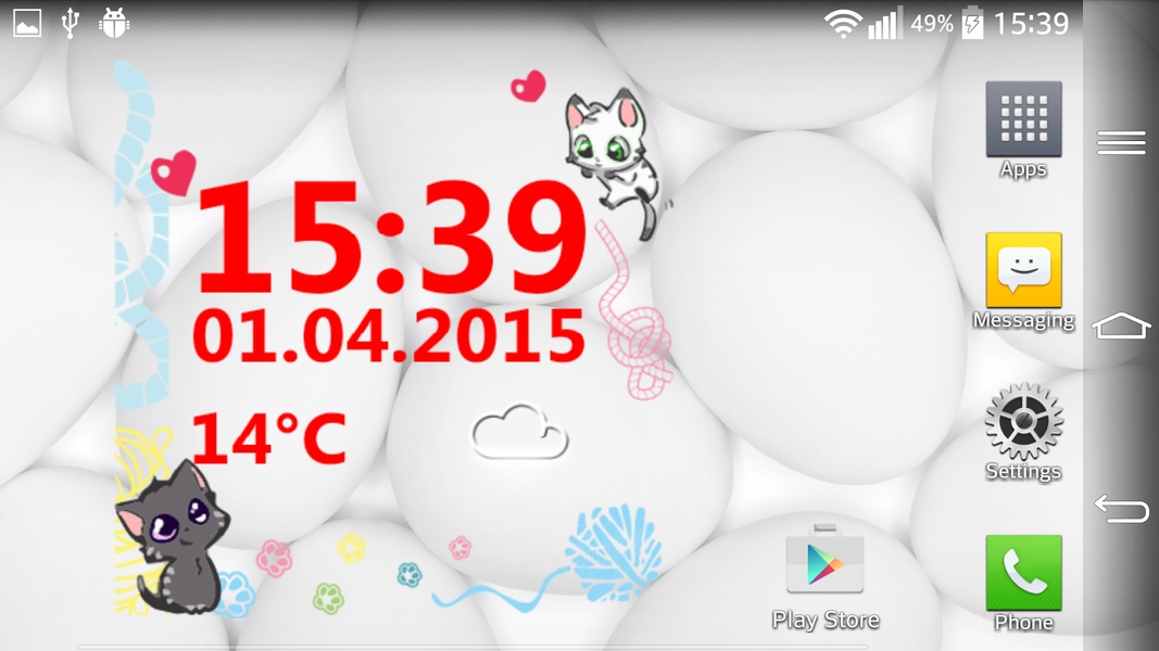 Kitty Weather Clock - Preview 1
