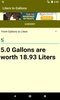 Converter Liters to Gallons screenshot 2