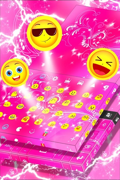 Keyboard GO Girly Themes Free - Preview 1