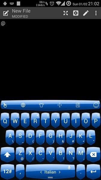 Theme TouchPal Shield - Blue - Preview 7