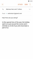 Samsung Email screenshot 1