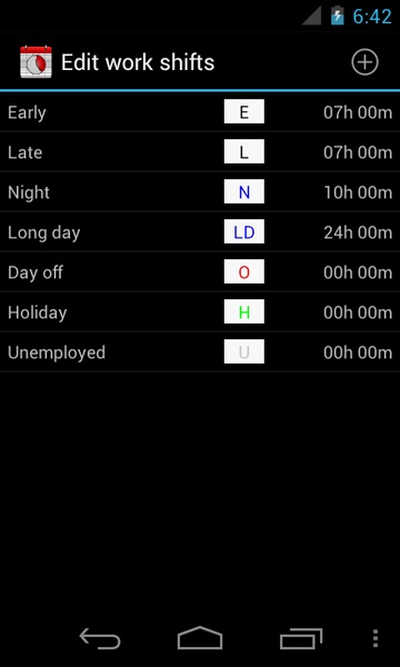 Work Shift Calendar - Preview 4