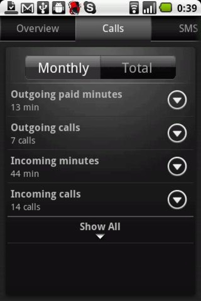 DroidStats - Preview 1