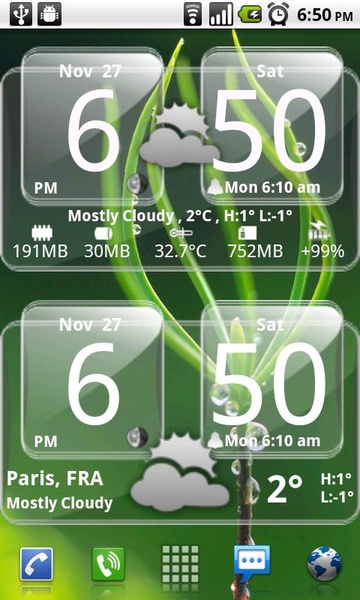 Sense Analog Glass Clock 4x2 - Preview 6