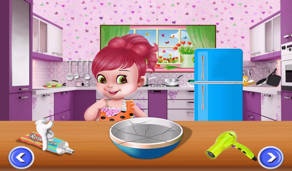 Little Girl Wash Kitchen Dishes - Preview 3