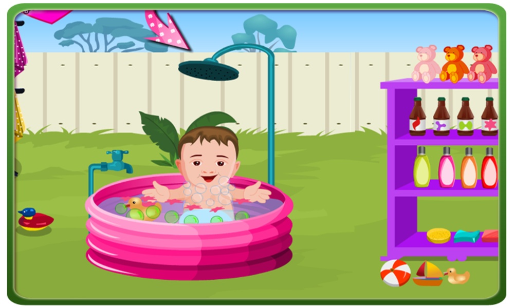 Baby Outdoor Bathing - Preview 1